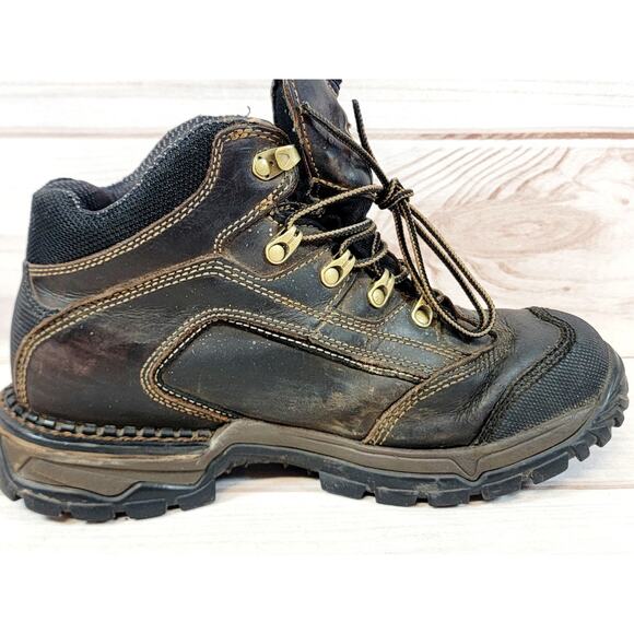 Red Wing Irish Setter 83403 Mens 8.5 D Brown Leather Hiking Boots Waterproof